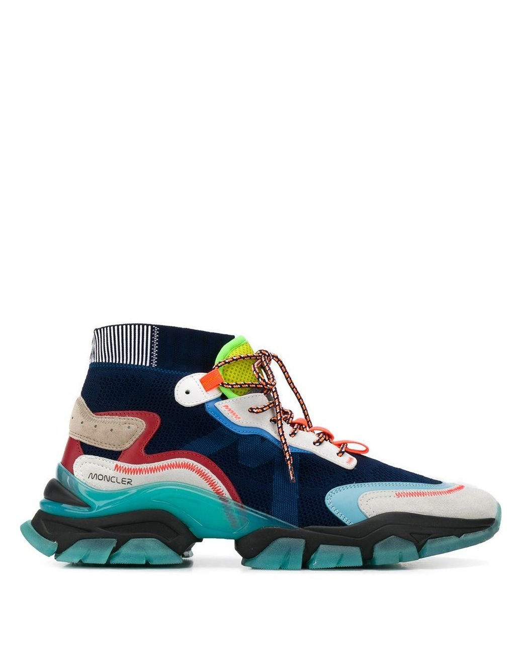 Moncler Leave No Trace High Runners in Blue for Men | Lyst