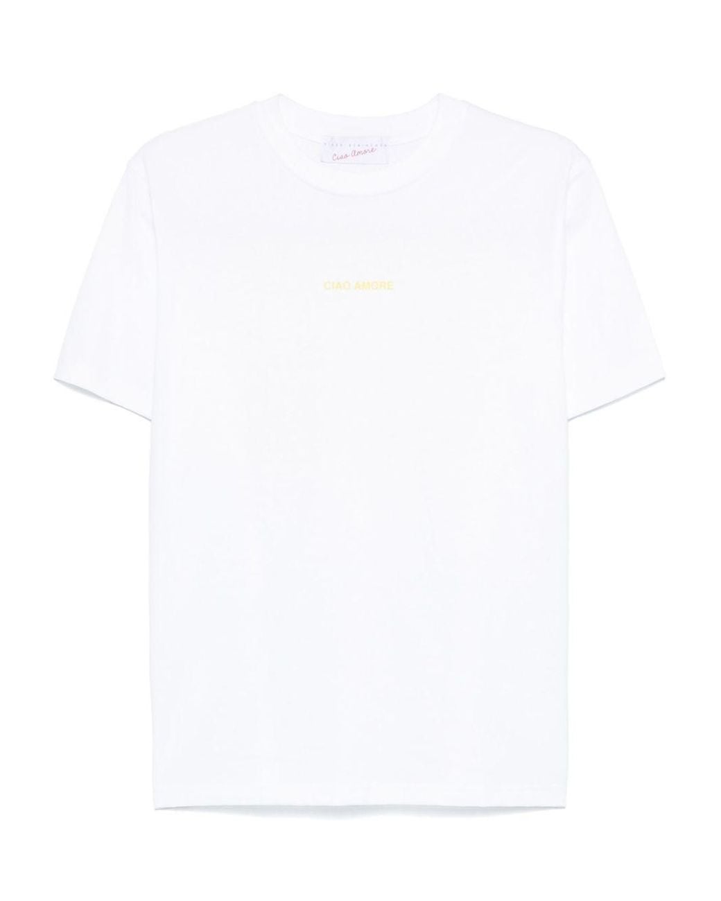 Giada Benincasa White Italian Summer T-Shirt