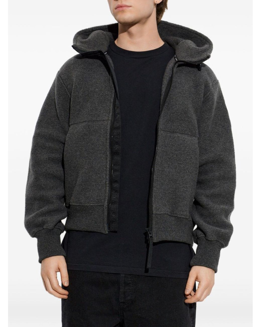Canada Goose Black Chilliwack Fleece Bomber Jacket for men