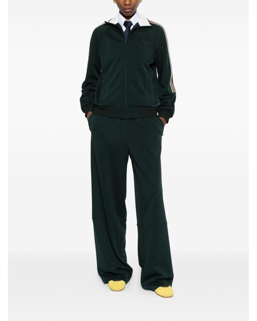 Gucci Black Web Detail Track Jacket