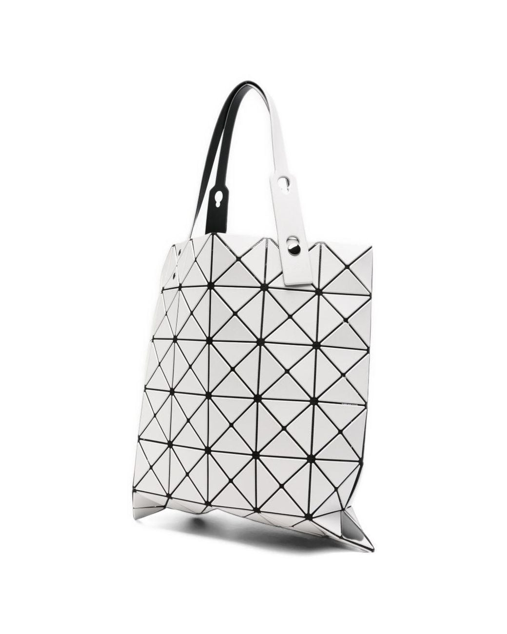 Issey Miyake White Lucent Matte Medium Tote Bag