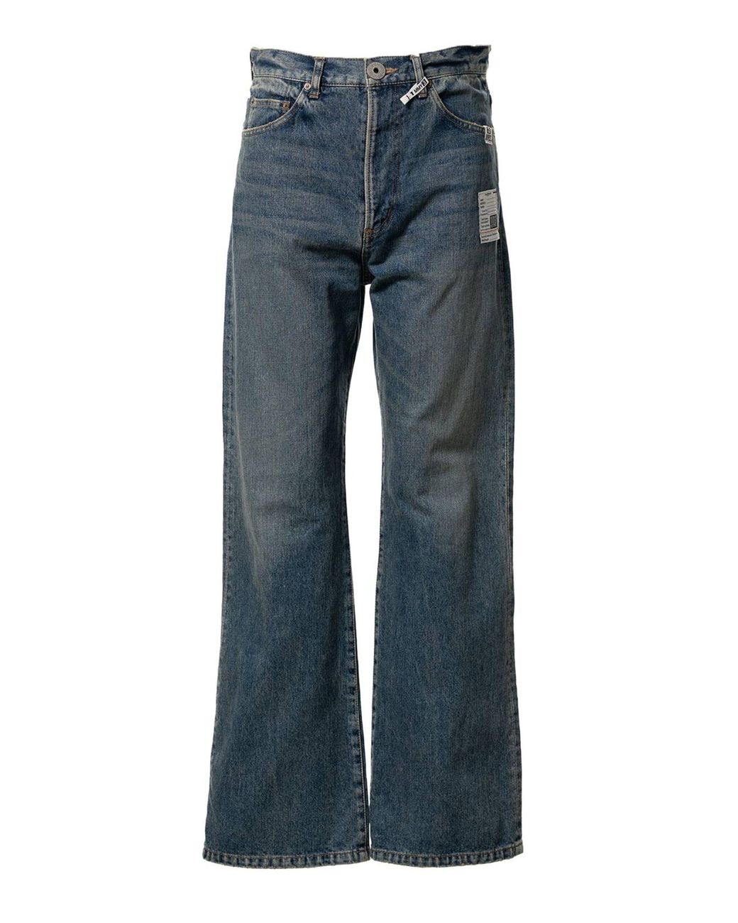 Maison Mihara Yasuhiro Blue Flared Jeans for men