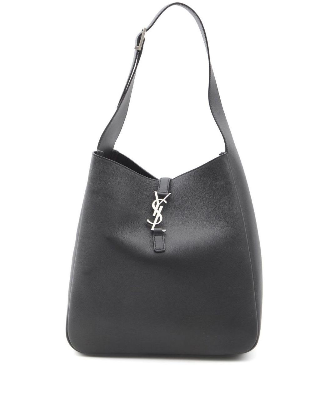 Saint Laurent Black Le 5 À 7 Large Leather Shoulder Bag