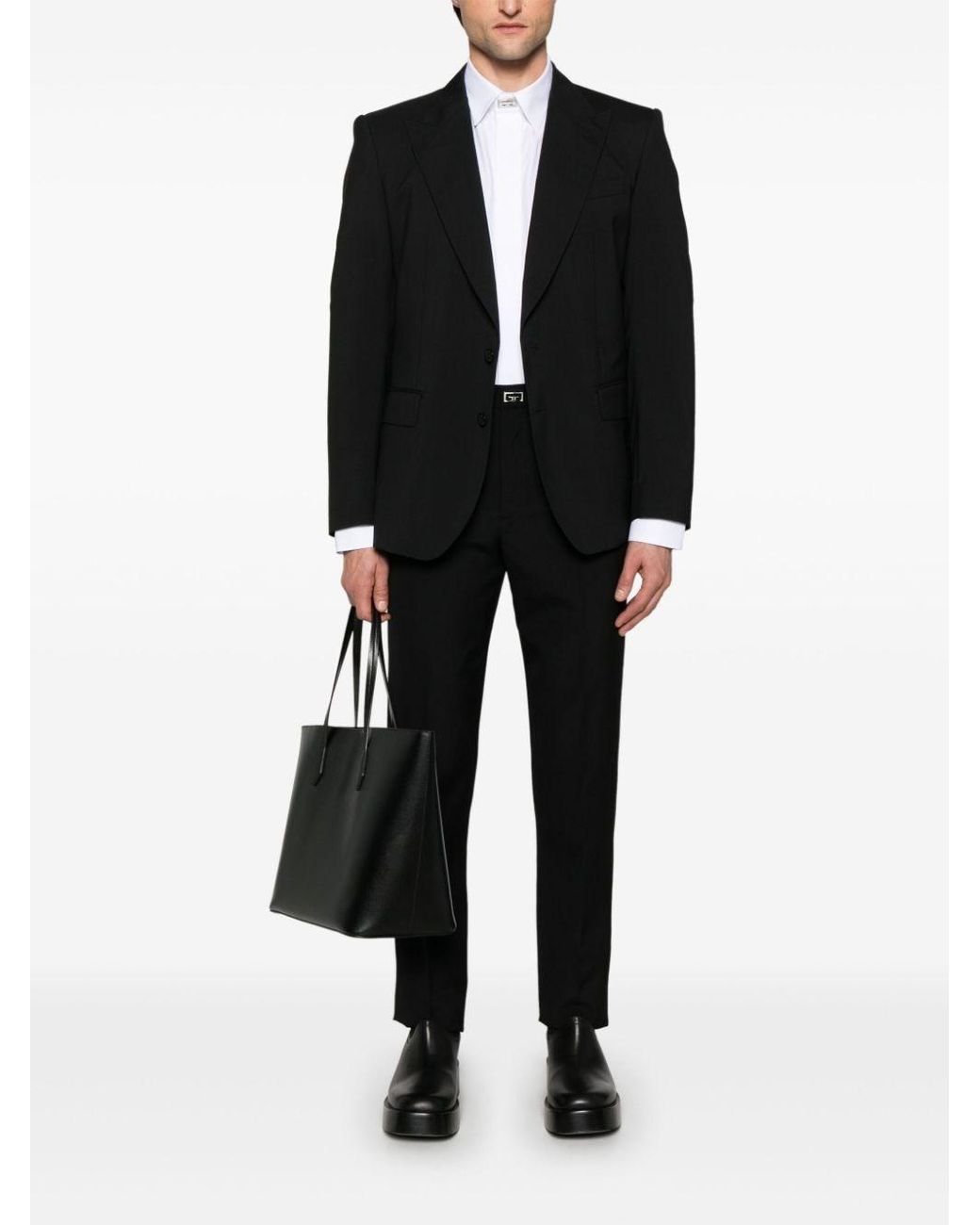 Givenchy Black New Metal Detail Pants for men