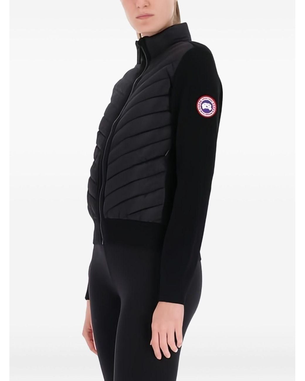 Canada Goose Black Hybridge Wool Jacket