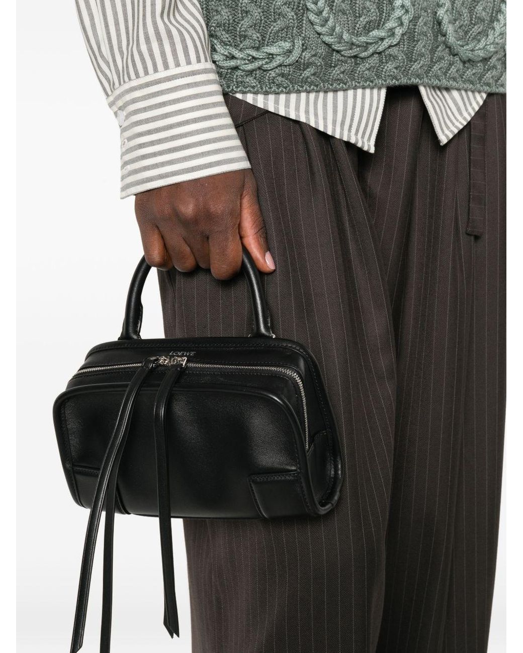 Loewe Black Amazona 180 Leather Mini Bag