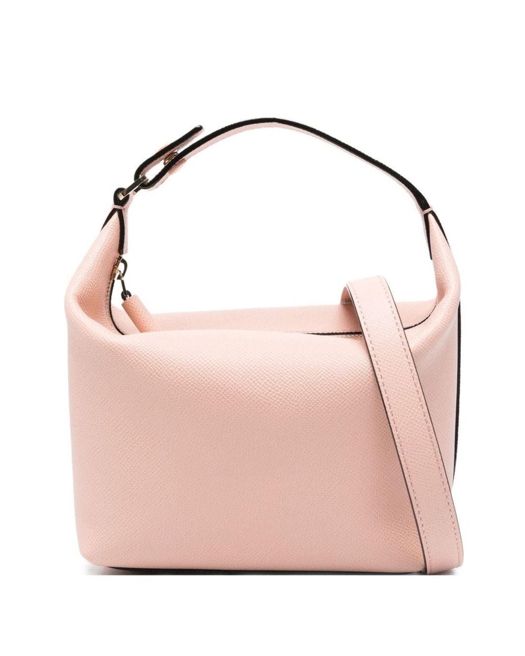 Valextra Pink Mochi Leather Pouch