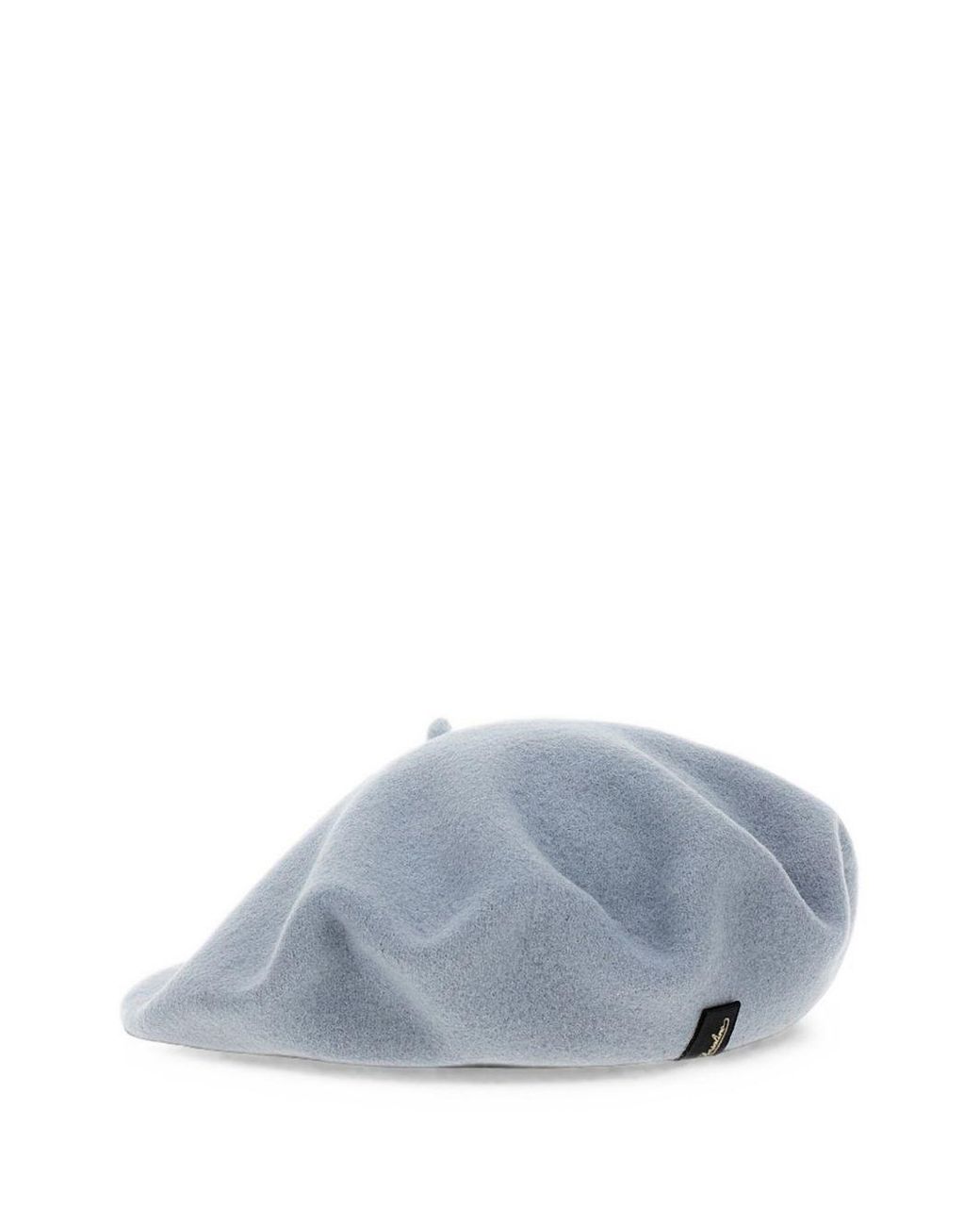 Borsalino Gray Wool Basque Hat
