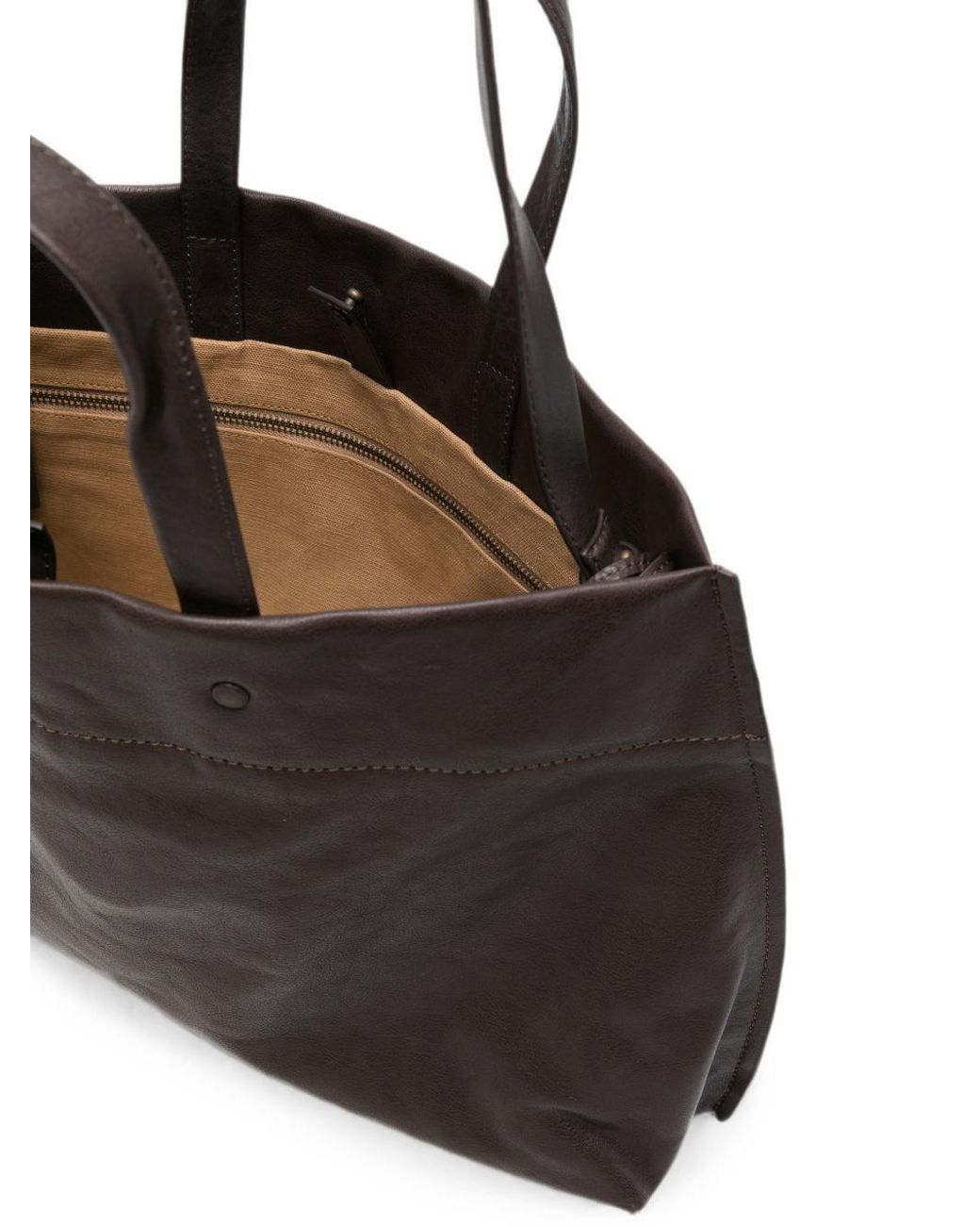 Lihann George Black Elli Leather Tote Bag