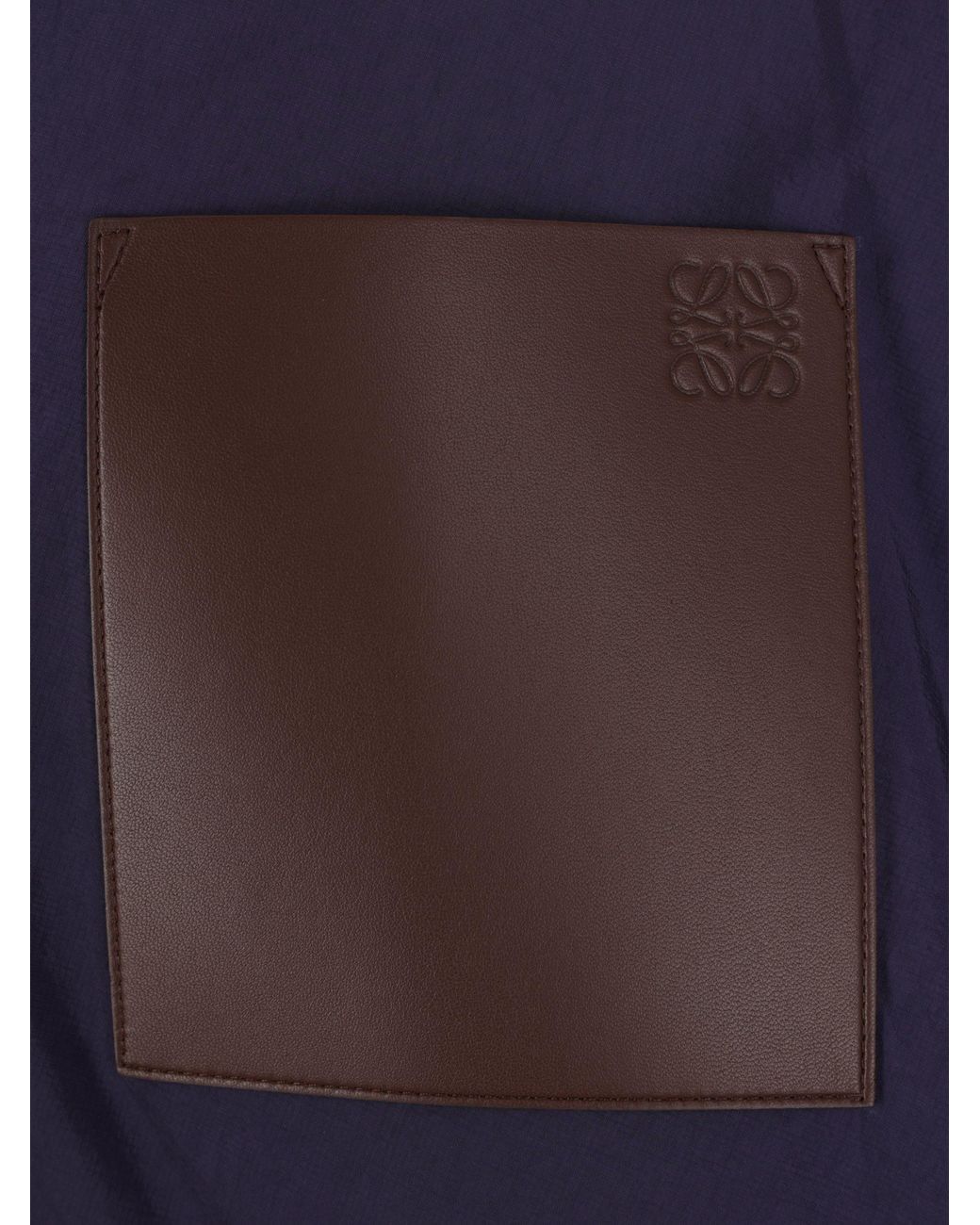 Loewe Blue Nylon Hooded Jacket for men