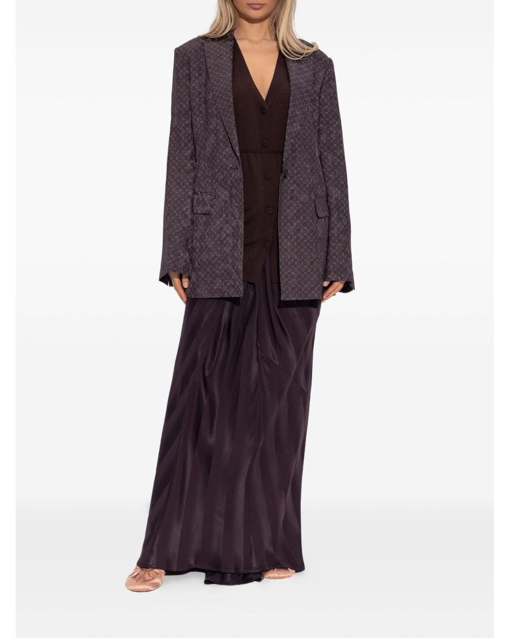 Dries Van Noten Black Baftan Single-Breasted Jacket