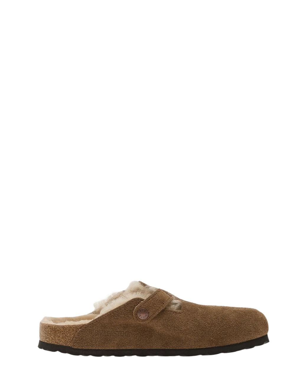 Birkenstock Brown Boston Shearling Slippers