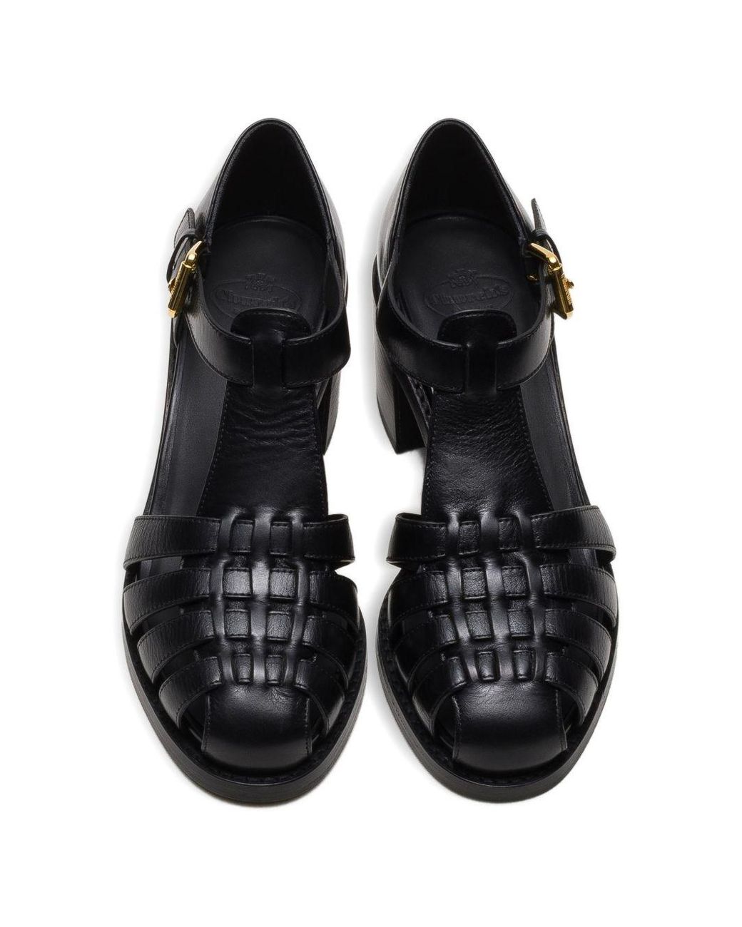Church's Black Kelsey Leather Sandals