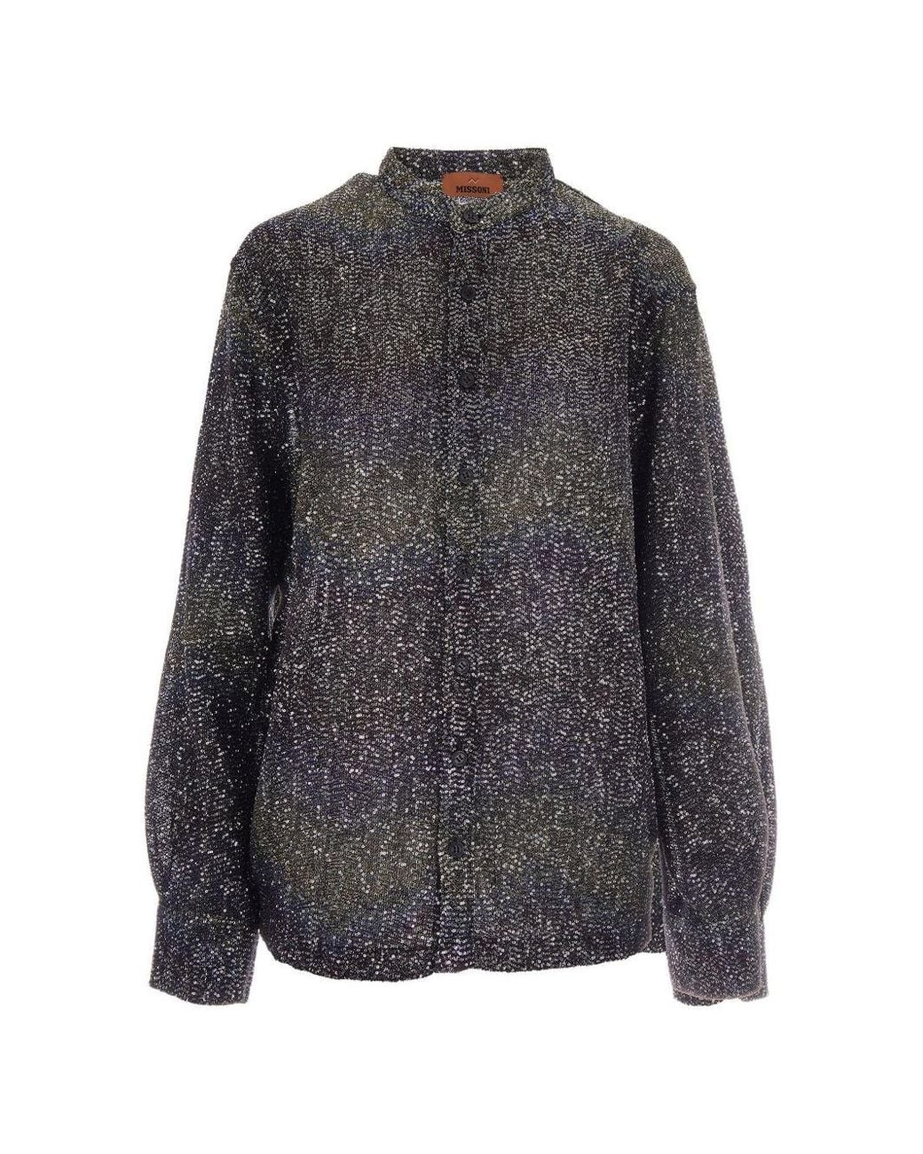 Missoni Gray Sequined Shirt