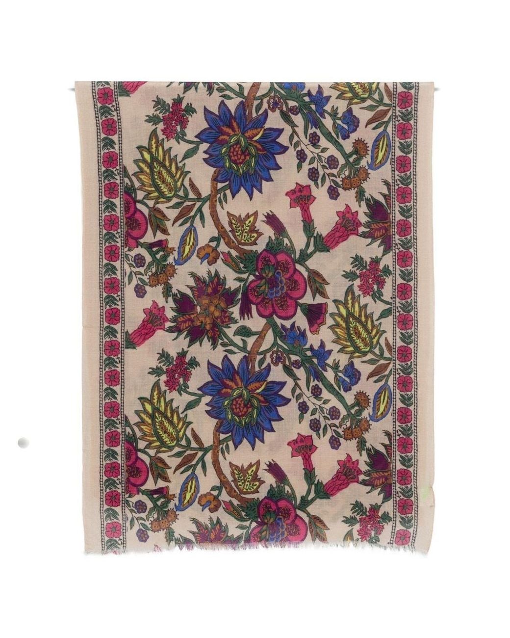PATCHOULI Pink Printed Wool Stole By