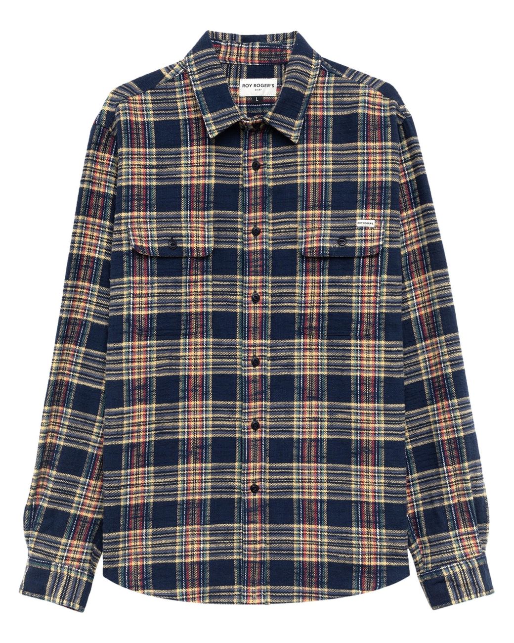 Roy Rogers Blue Work Shirt for men