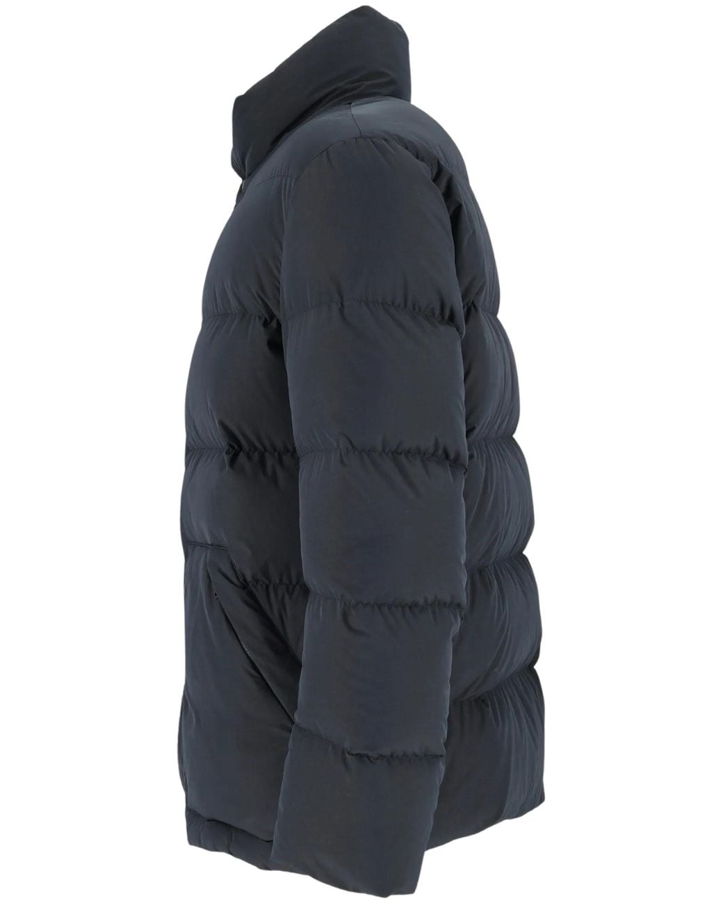 Fay Blue High-Neck Quilted Down Jacket for men
