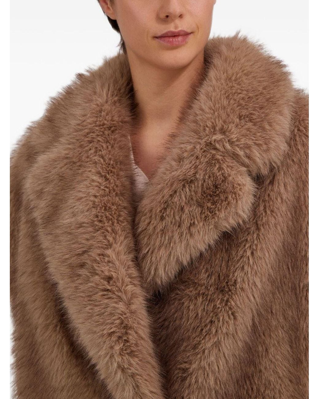 Herno Brown Faux-Fur Vest