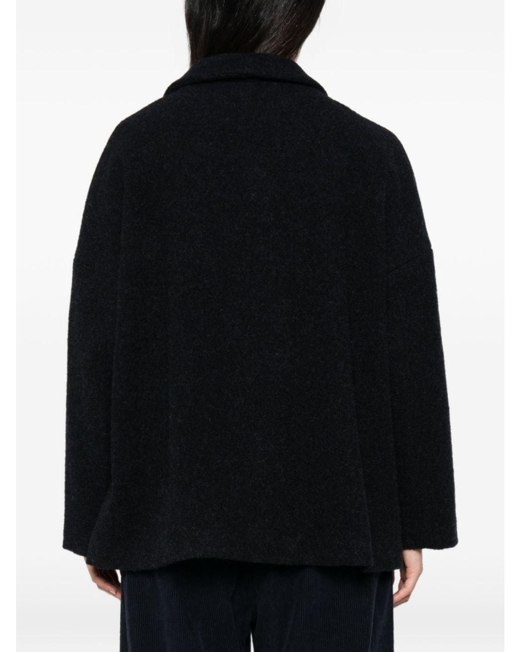 Apuntob Black Wool Jacket