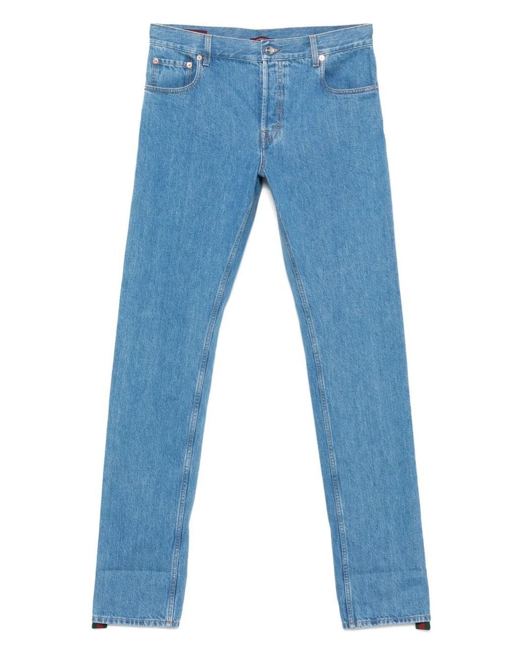 Gucci Blue Tapered Jeans for men