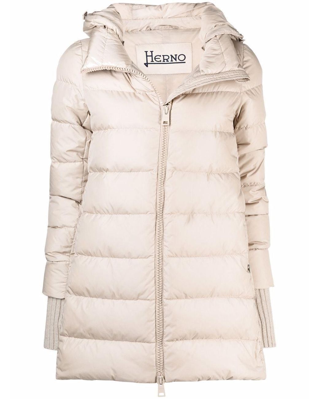 Piumino donna poliammide di Herno in Natural