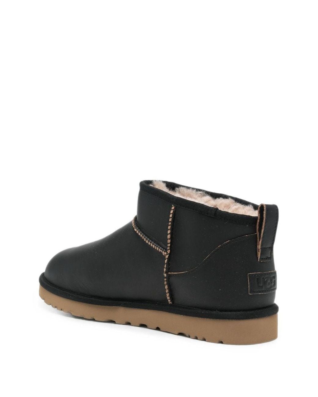 Ugg Black Classic Ultra Mini Contrast Boots for men