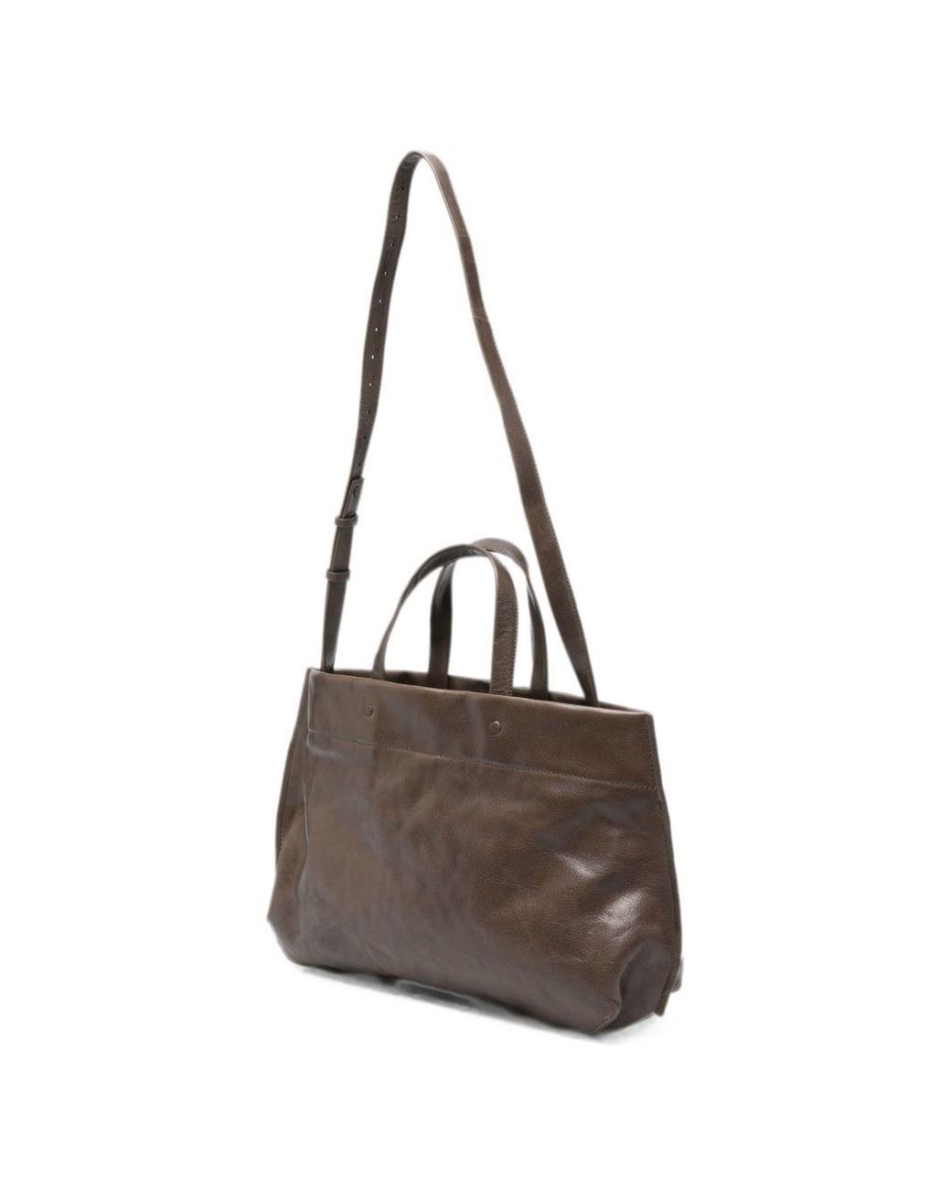 Lihann George Brown Elli Leather Tote Bag