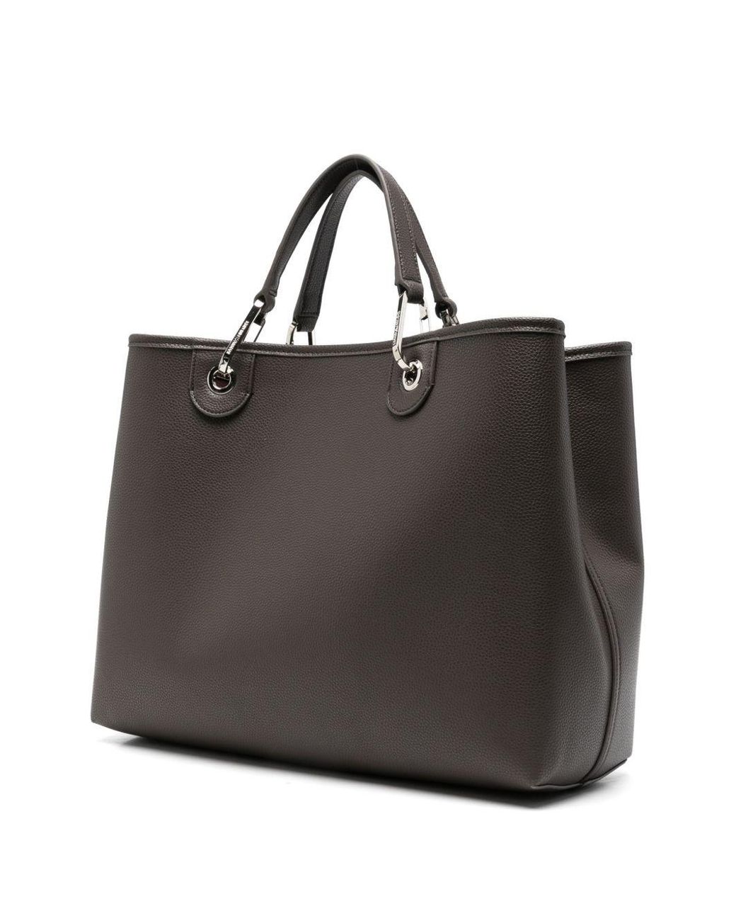 Emporio Armani Black Myea Medium Tote Bag