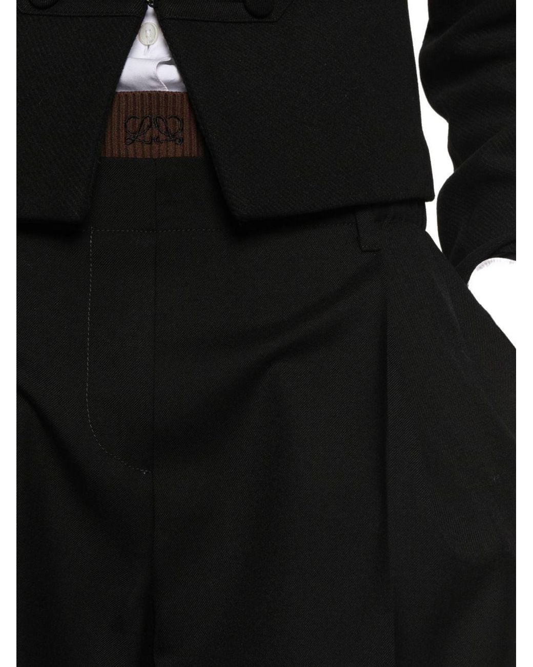 Loewe Black Wool Trousers