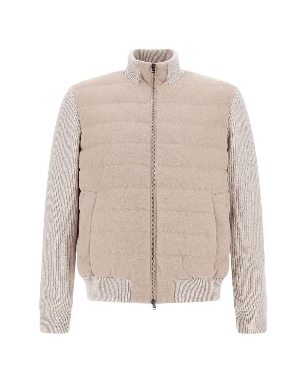 Herno Natural Nylon Down Jacket for men