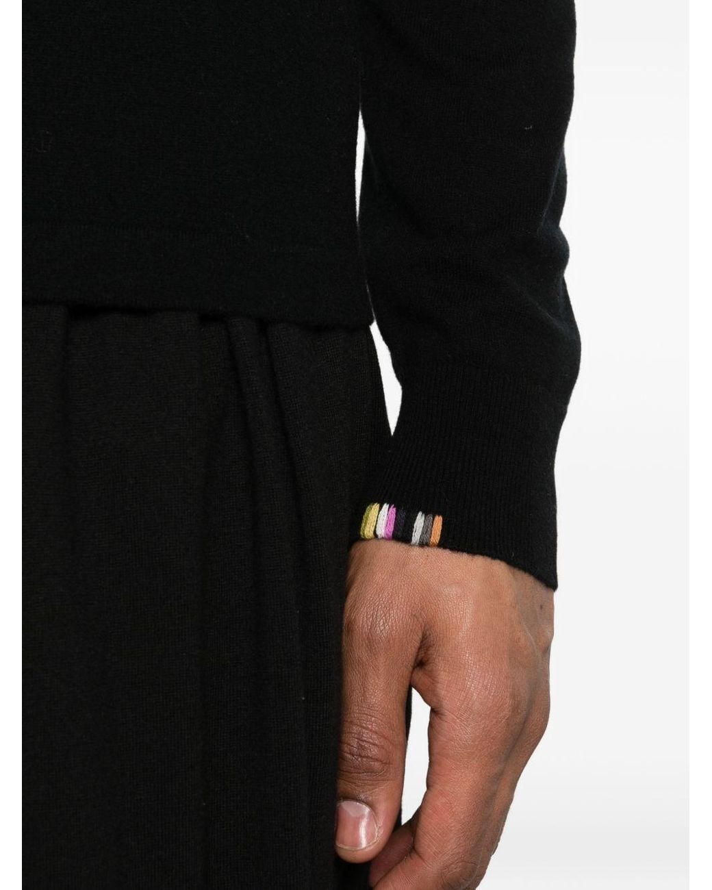 Extreme Cashmere Black Wool And Cashmere Crewneck Sweater