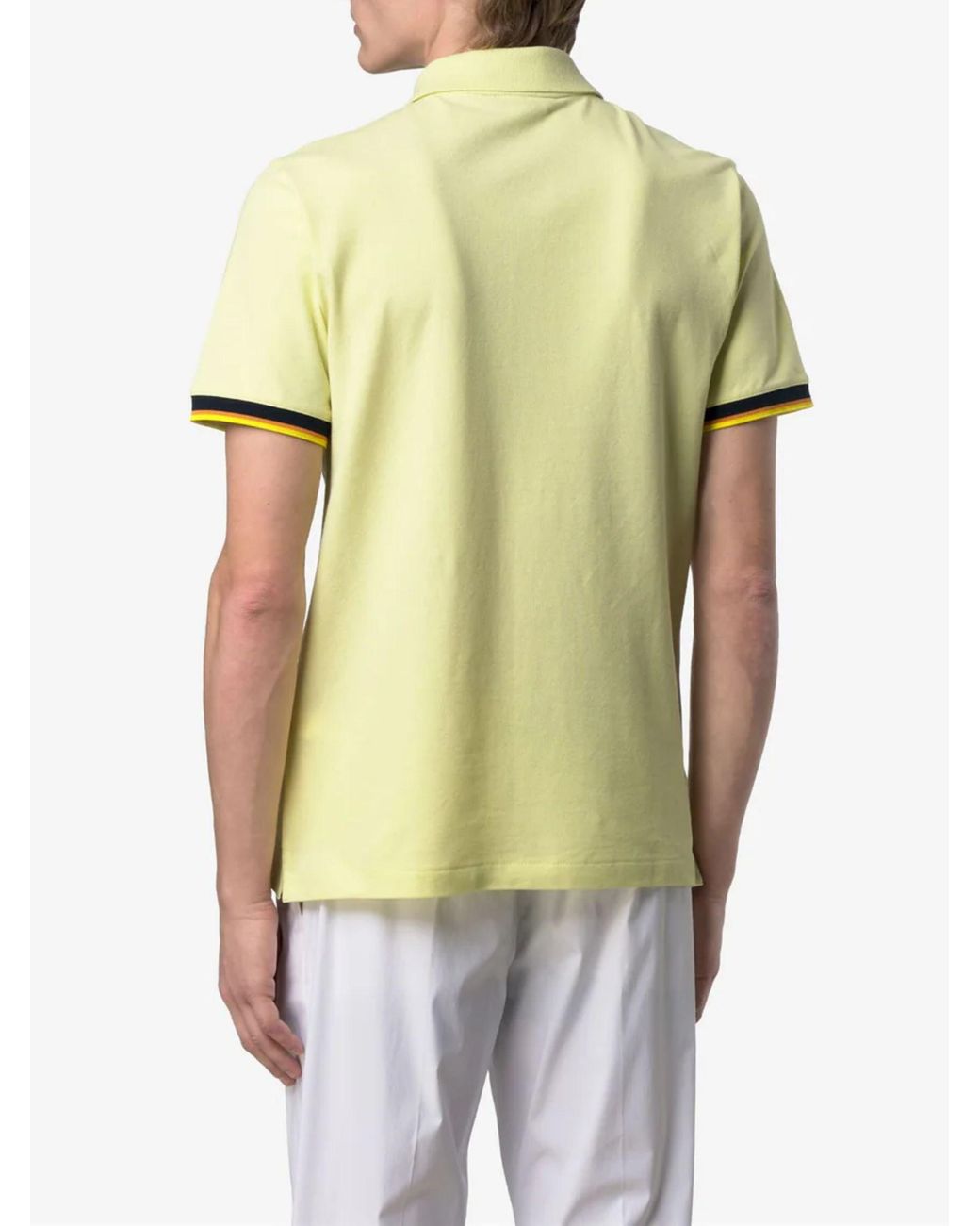 K-Way Yellow Polo Vincent for men