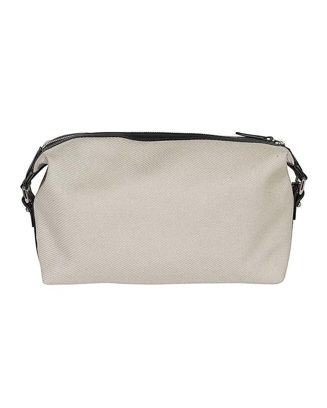 Brioni Black Via Veneto Canvas Pouch for men