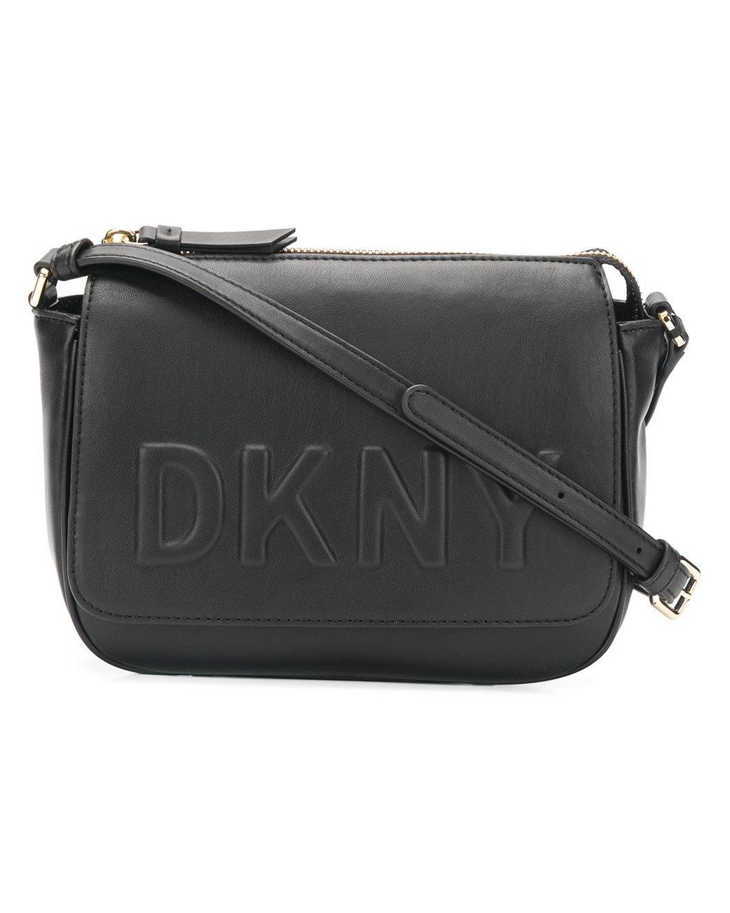 DKNY Tilly Crossbody Bag With Logo in Black | Lyst