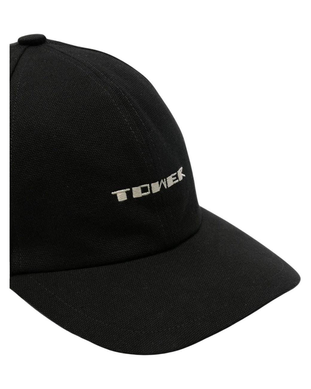 Rick Owens Black Logo Cap for men