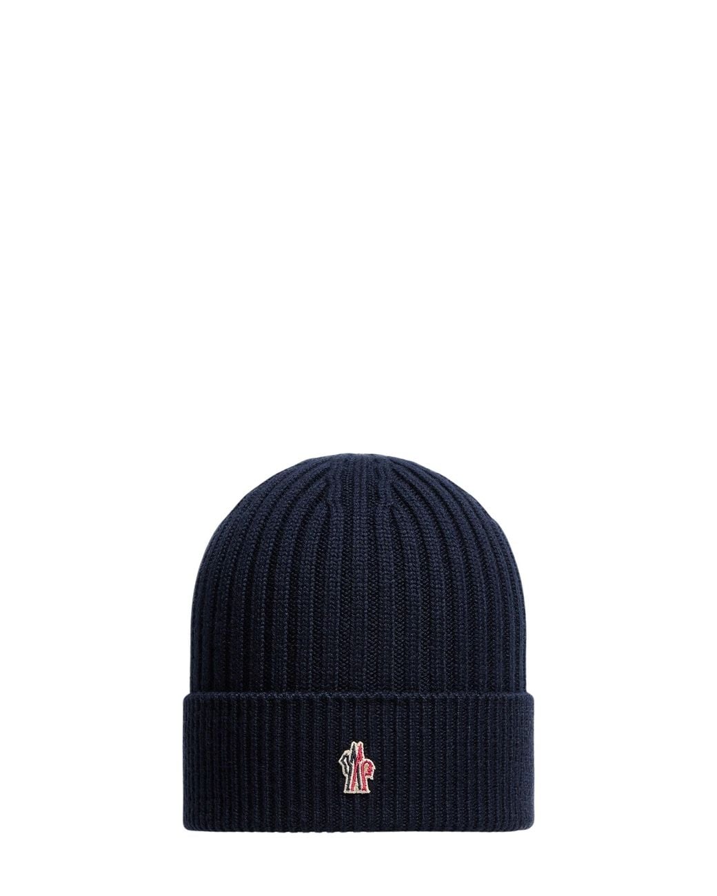 Moncler Blue Logo Hat for men