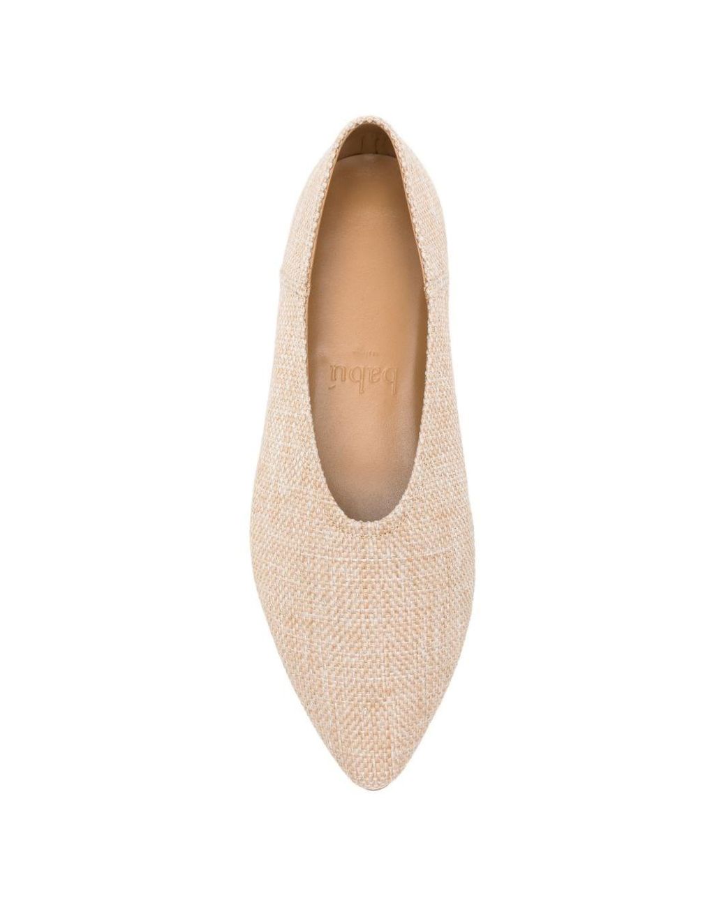 babú Milano Natural Dune Ballet Flats