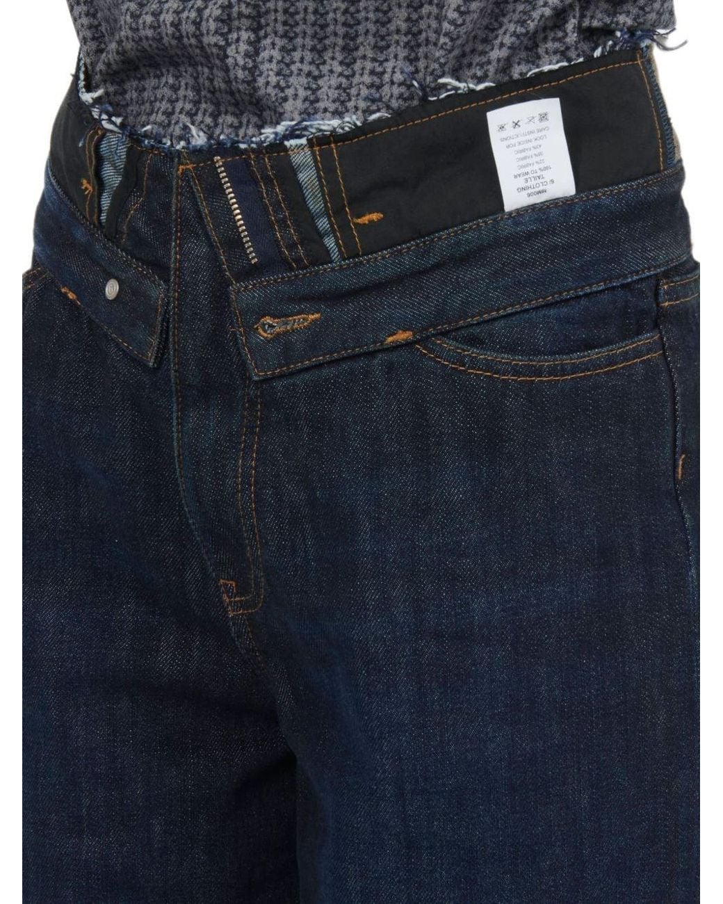 MM6 by Maison Margiela Blue Denim Cotton Jeans