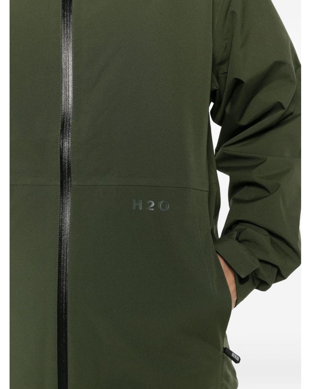 H2O SPORTSWEAR Green Bornholm Rain Jacket