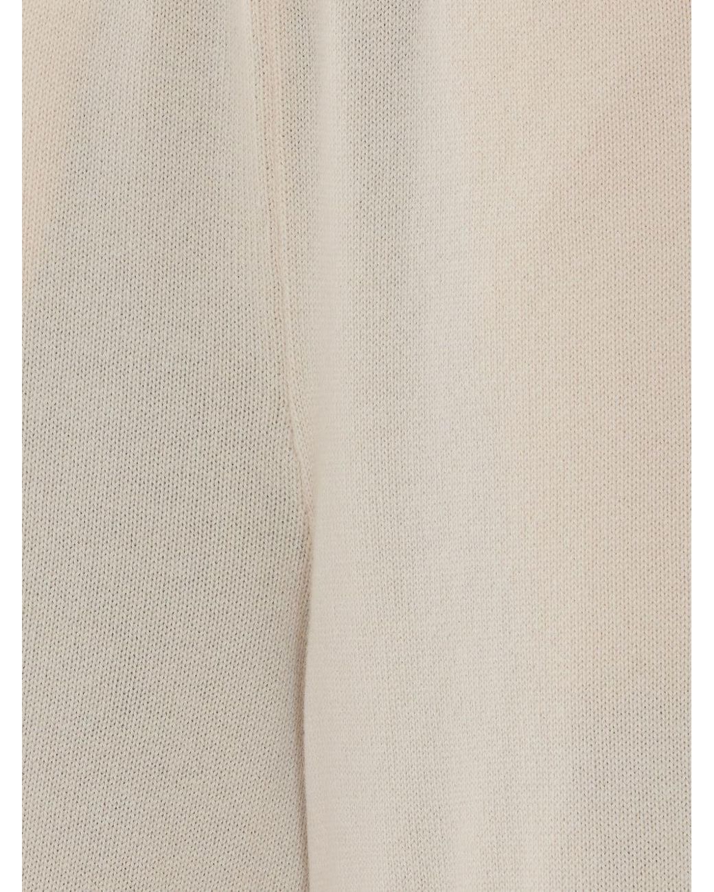 Brunello Cucinelli Natural Cashmere Trousers