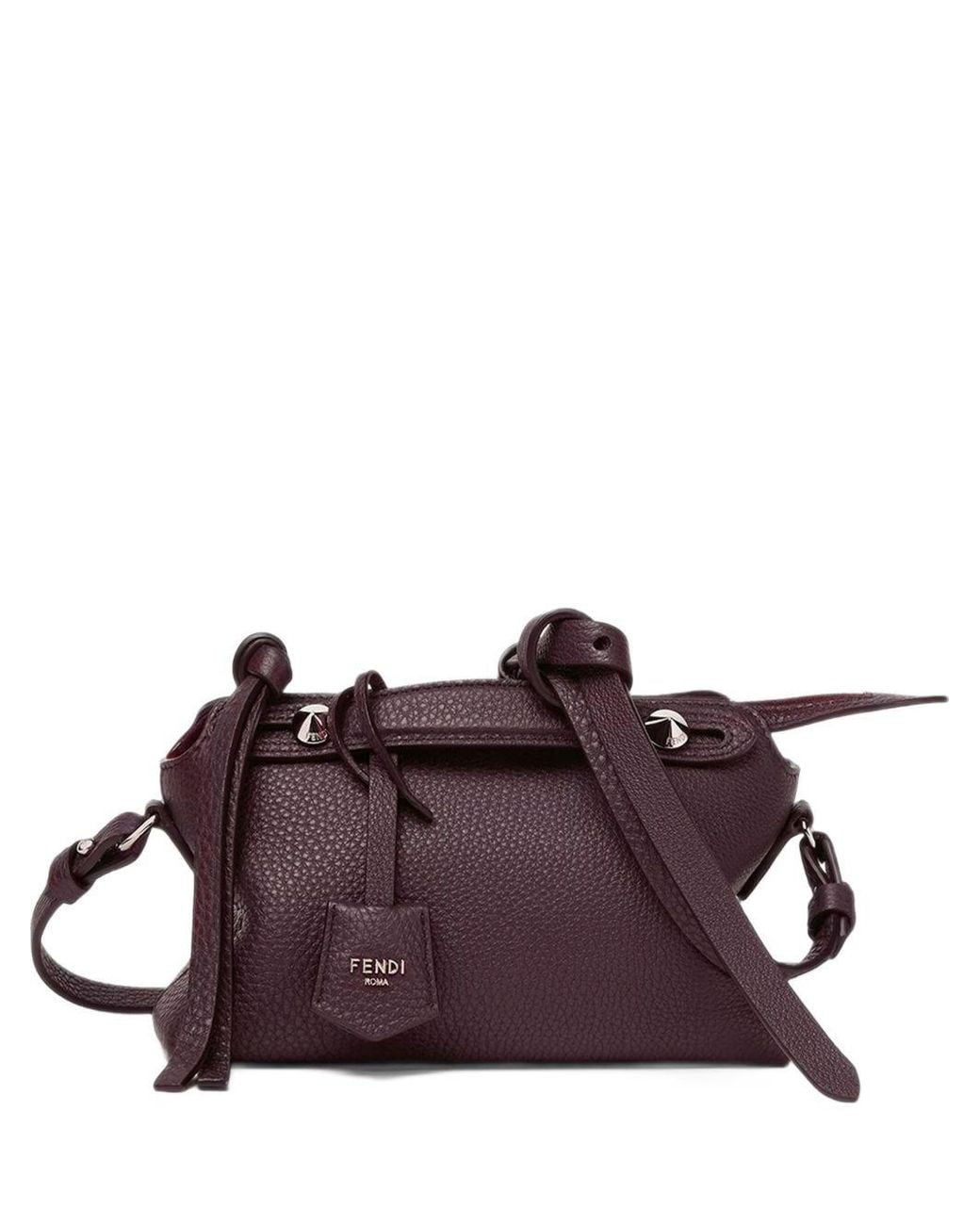 Fendi Brown By The Way Mini Leather Handbag