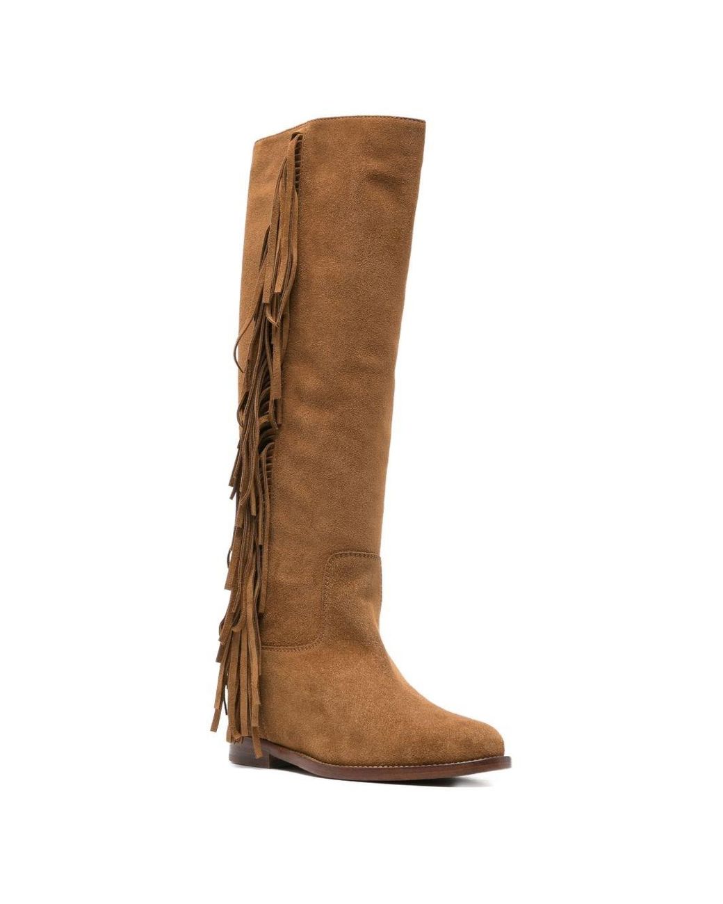 Via Roma 15 Brown Marten Velour Boot
