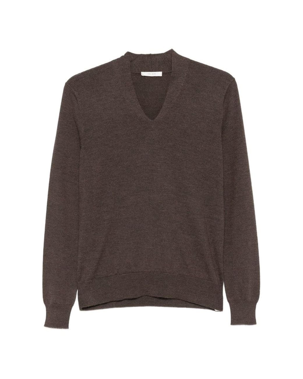 The Row Brown Quovine Cashmere Polo Shirt