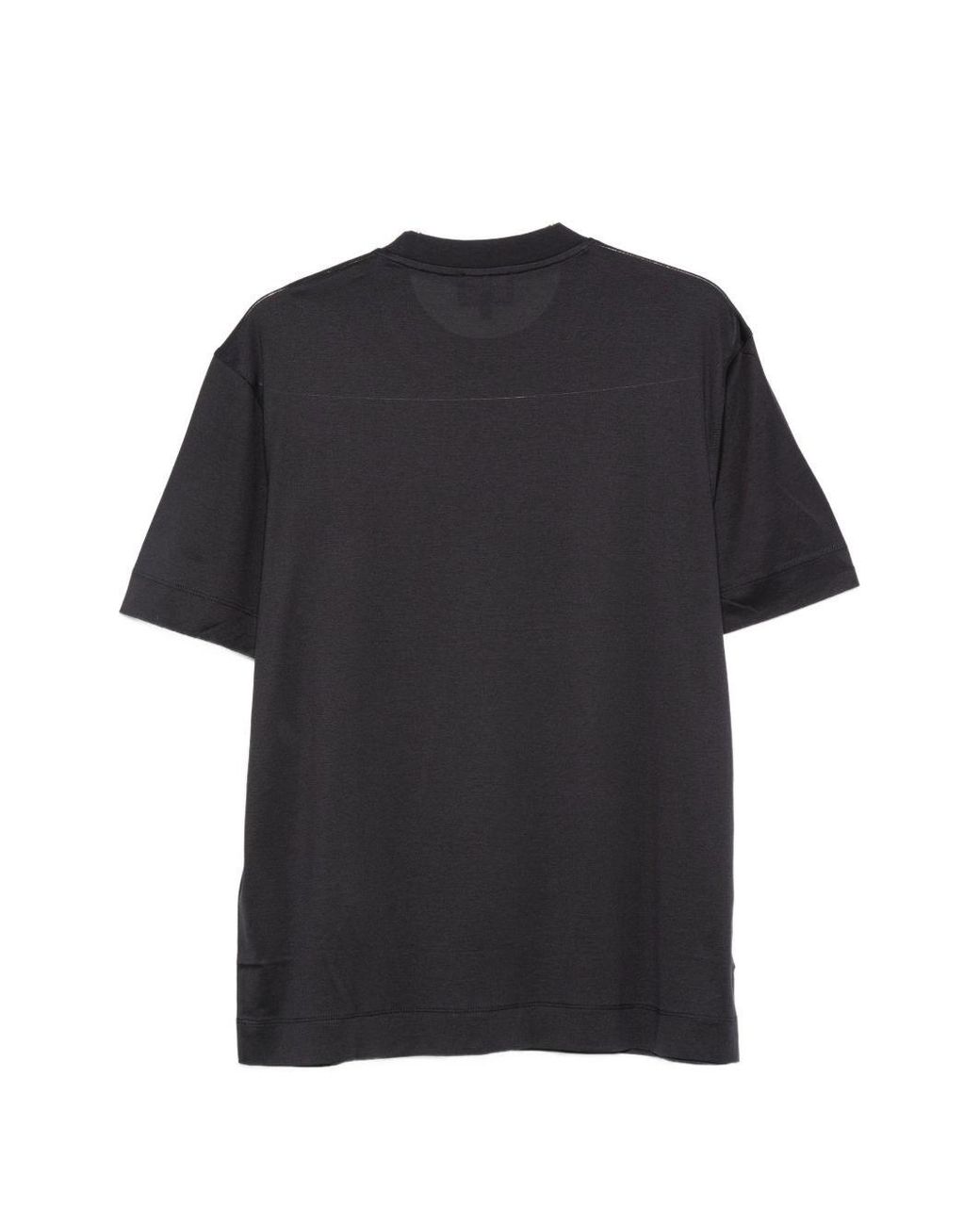 Emporio Armani Black Logo T-Shirt for men