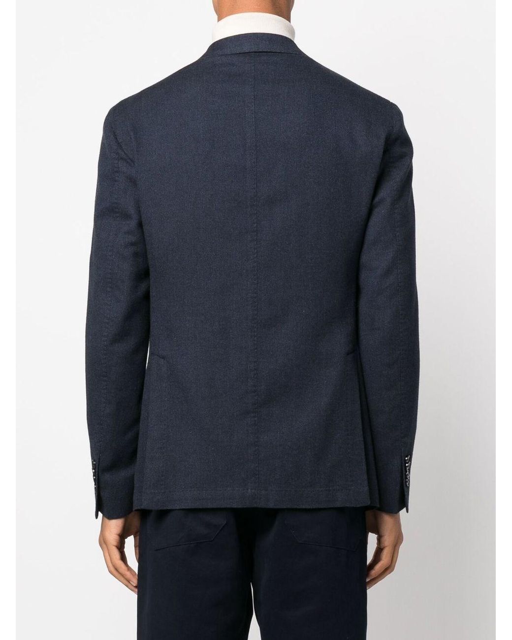 Luigi Bianchi Blue Pants for men