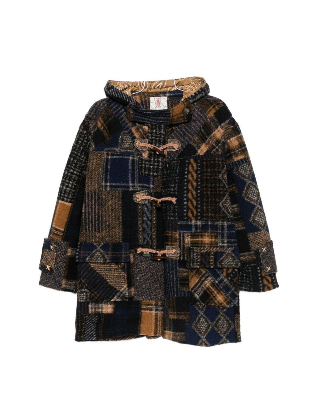 Bye Black Wool Parka Coat