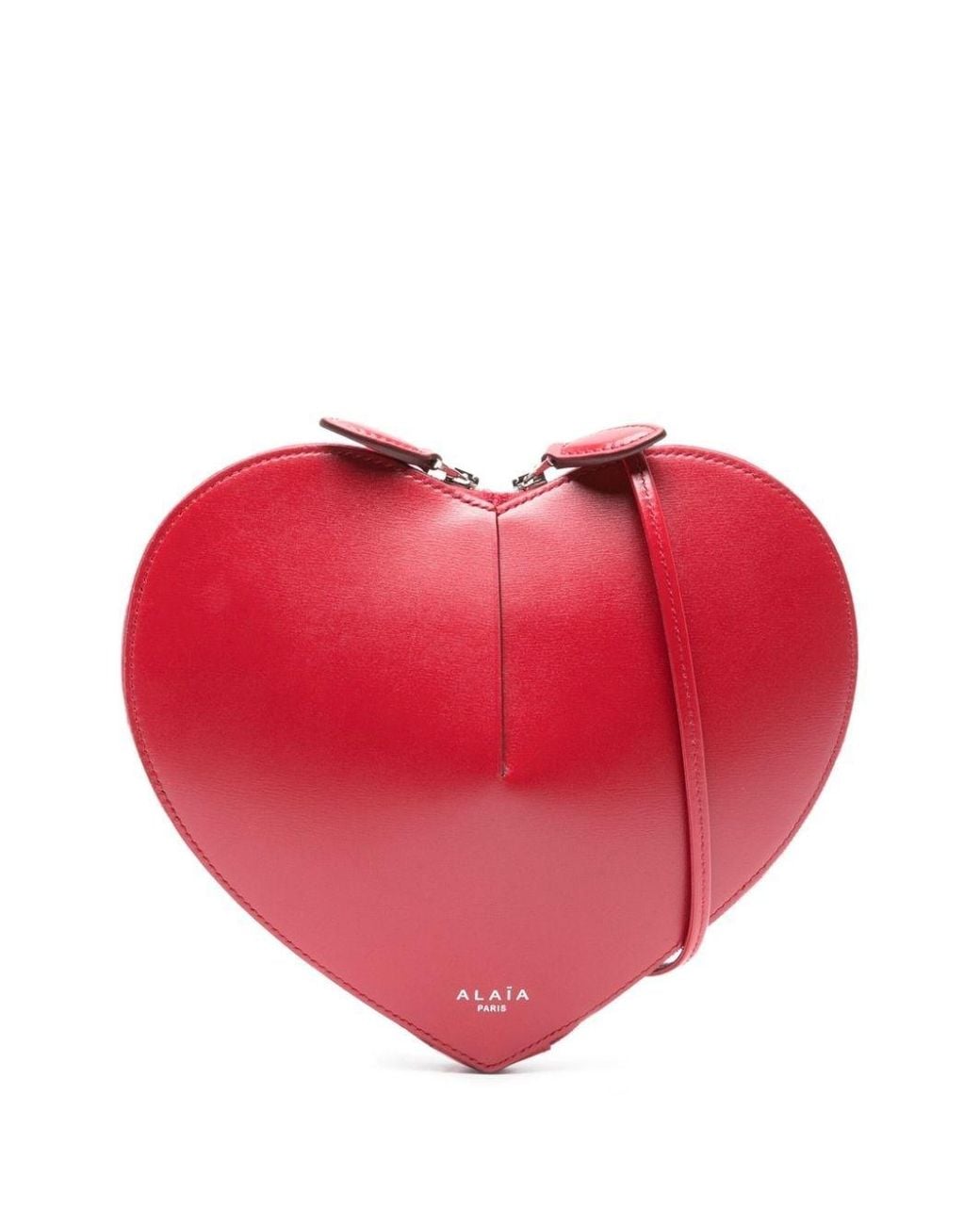 Alaïa Red Sleek Mini Shoulder Bag For