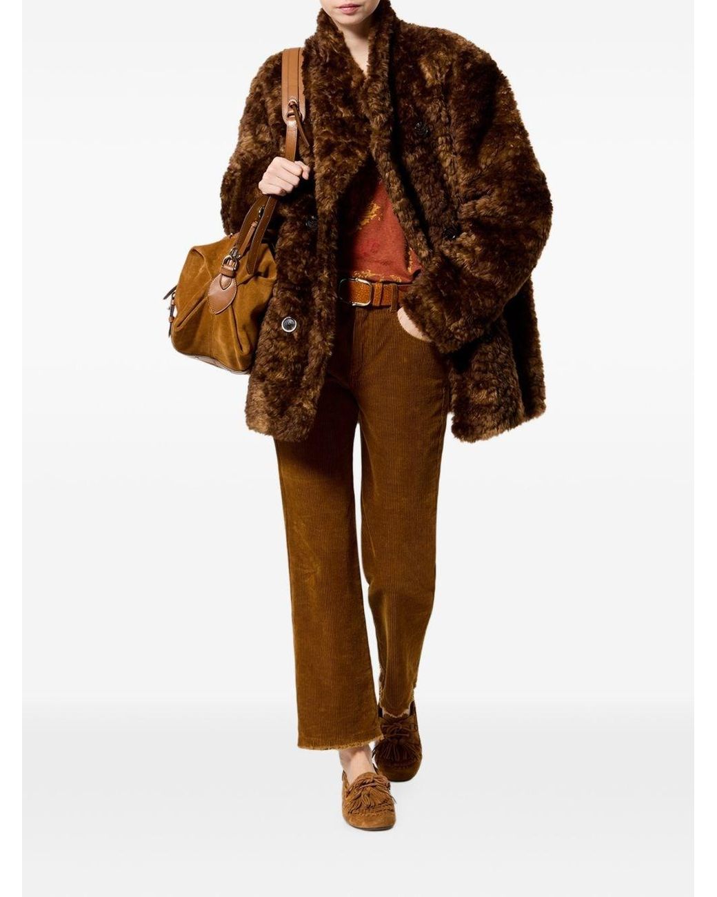 Isabel Marant Brown Jya Midi Coat