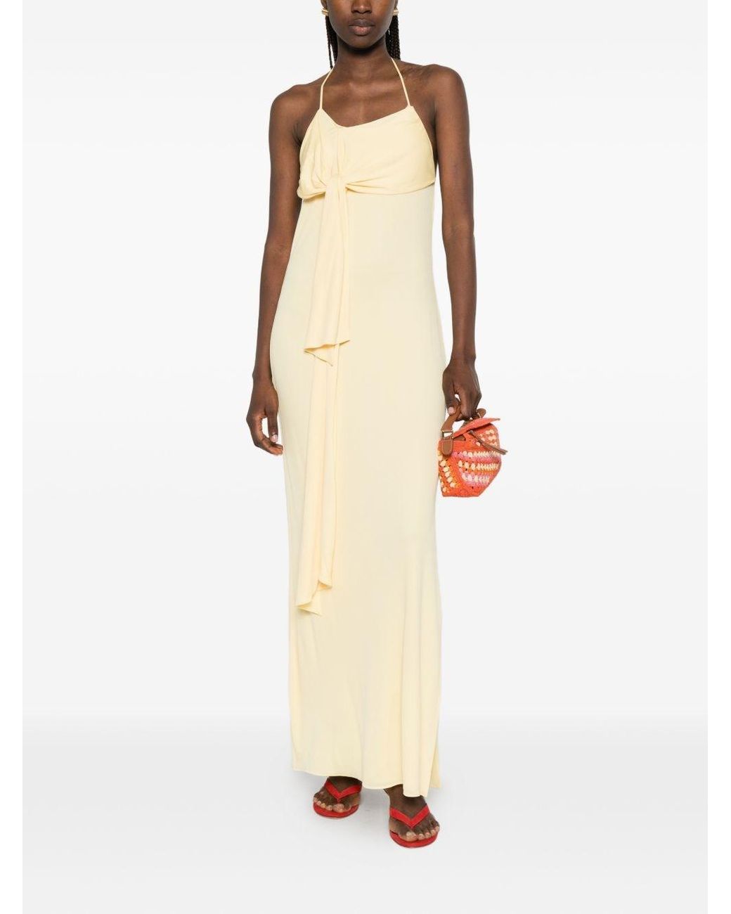 Loewe White Paula's Ibiza Long Dress