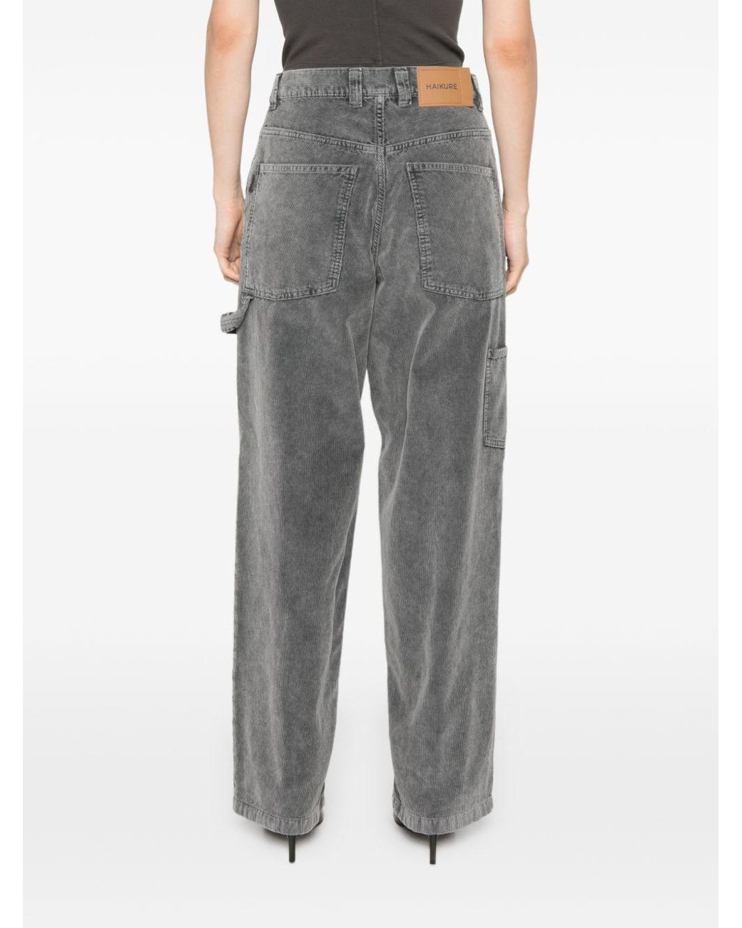Haikure Gray Sibilla Velvet Trousers